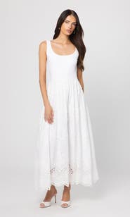 Generation Love Leann 3D Voile Combo Midi Dress