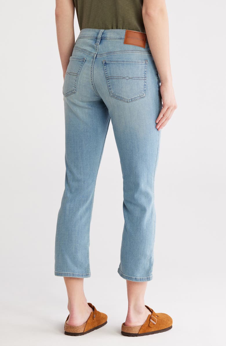 Lucky Brand Sweet Crop Straight Leg Jeans, Alternate, color, Heat Wave
