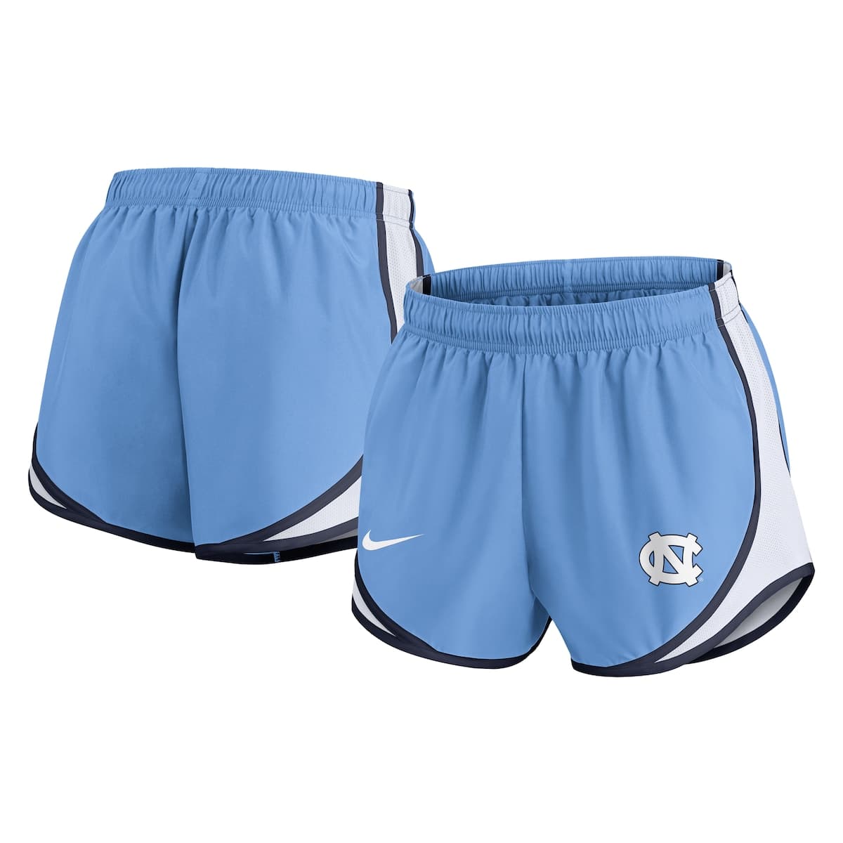 unc blue nike shorts