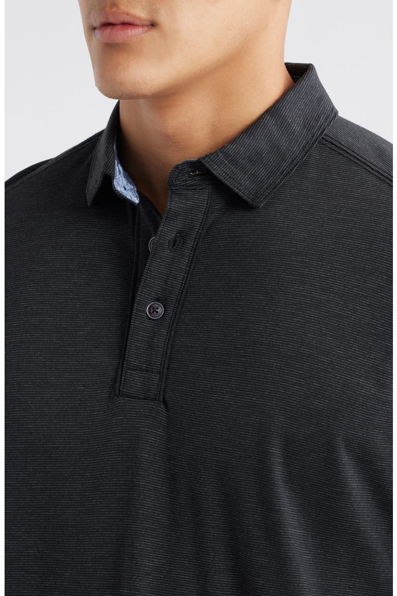 Harbor Isles Polo, Alternate, color, BLACK