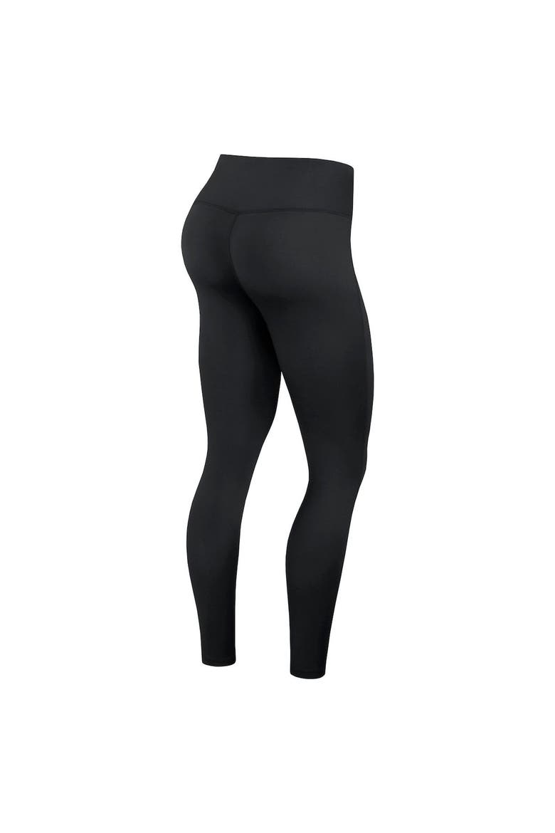 Women's Fanatics Branded Black Chicago White Sox Wordmark Stack Leggings, Alternate, color, Black