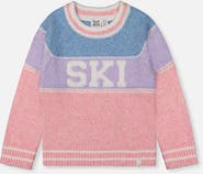 Deux par Deux Ski Jacquard Colorblock Sweater