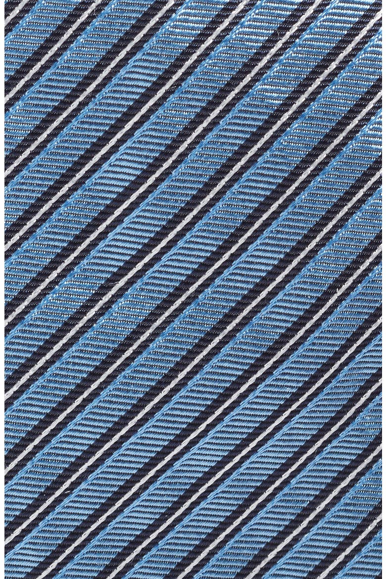 Brera Ivy Stripe Silk Tie, Alternate, color, BLUE