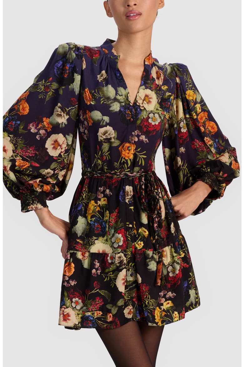 antonette long sleeve button front mini dress Antonette Long Sleeve Button-Up Minidress (Women)
