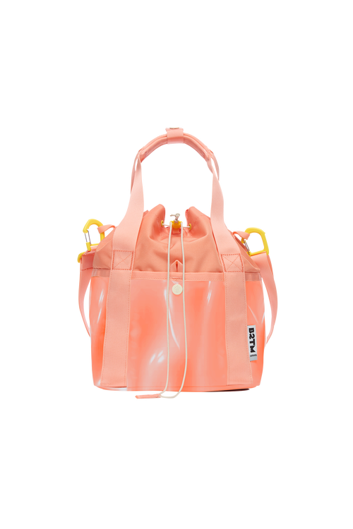 Baboon To The Moon Go-tote Bucket 9l In Sunset Coral
