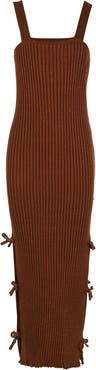 Alexandra Bueno Golden Moccha Bow Dress