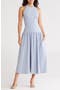 Halter Corset Bodice Midi Dress