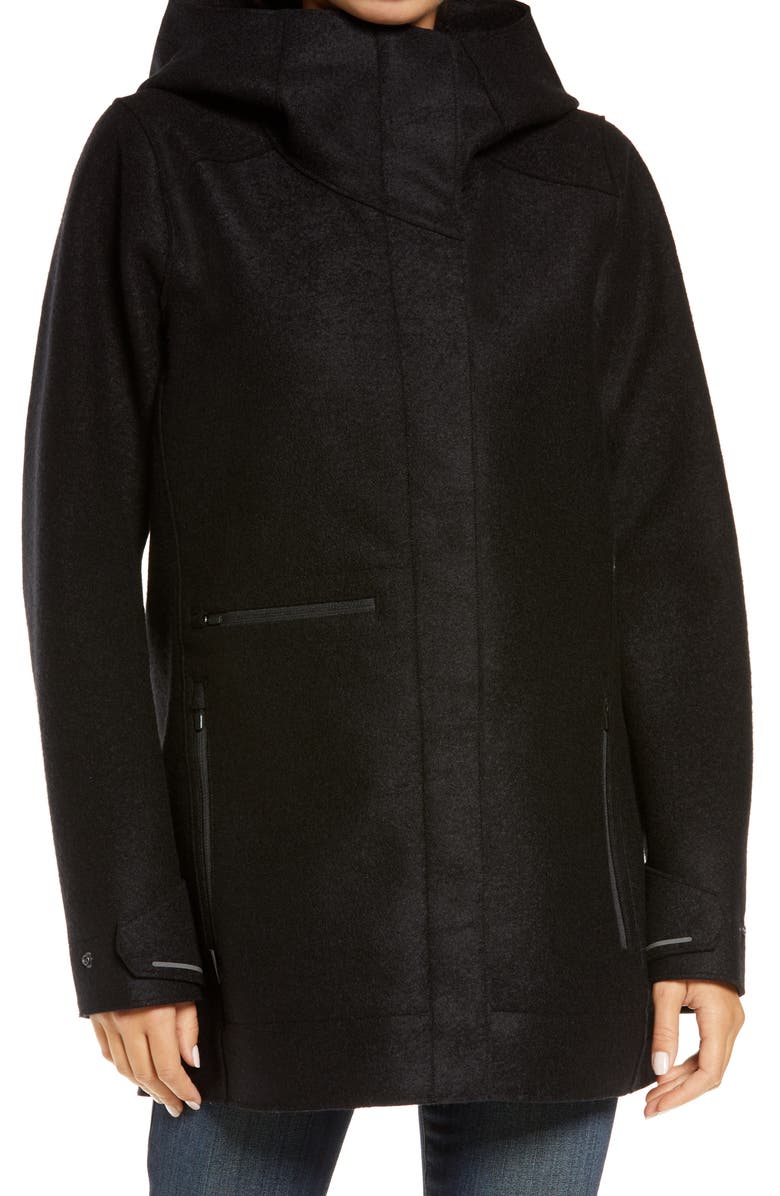 Icebreaker Ainsworth Hooded Merino Wool Jacket, Alternate, color, 