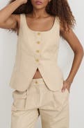 Alex Mill Gabby Linen & Cotton Vest