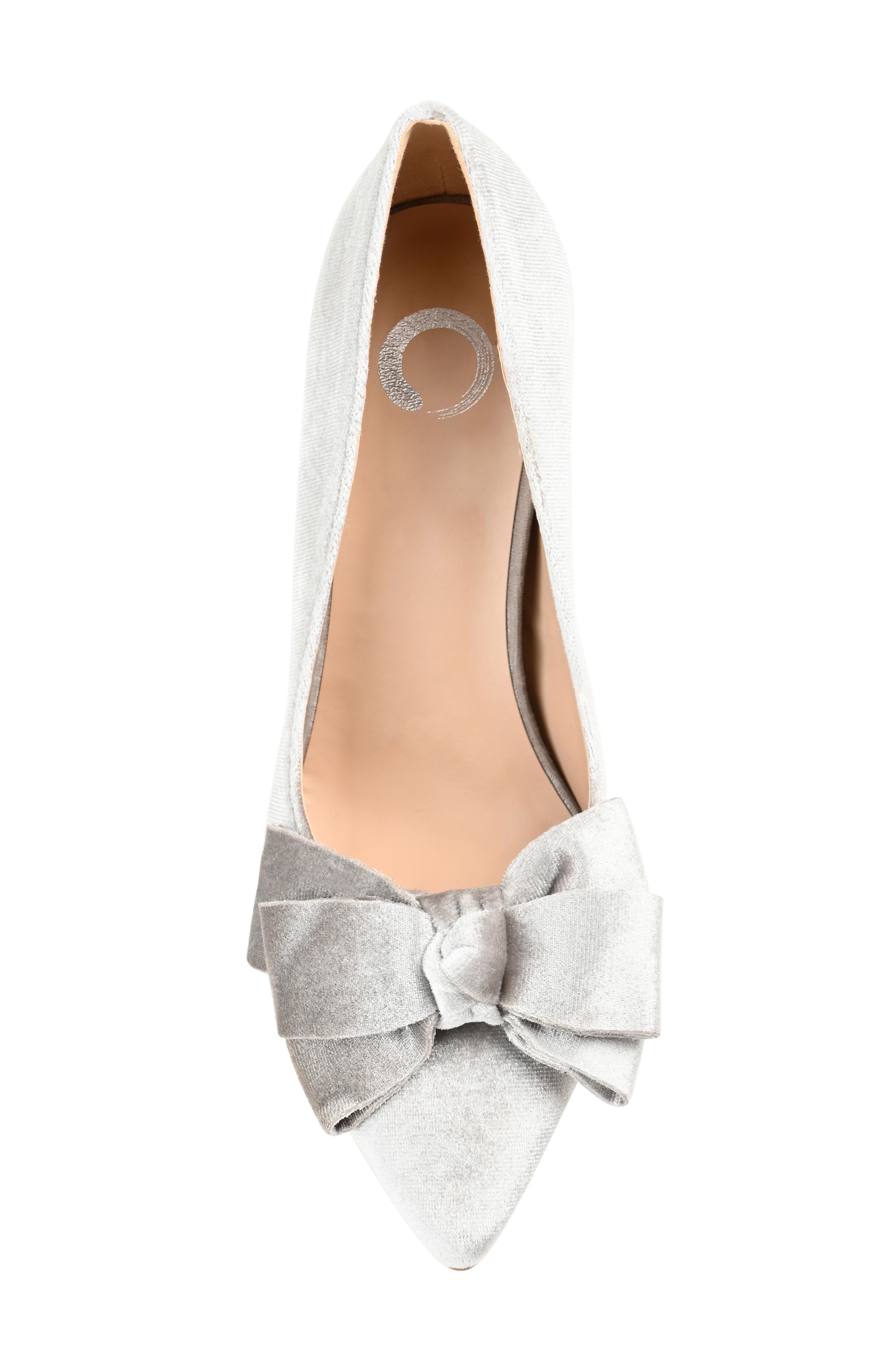Journee Collection Crystol Pump, Alternate, color, Grey