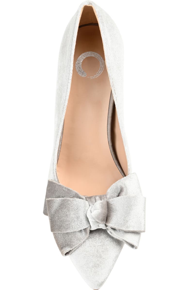 Journee Collection Crystol Pump, Alternate, color, Grey