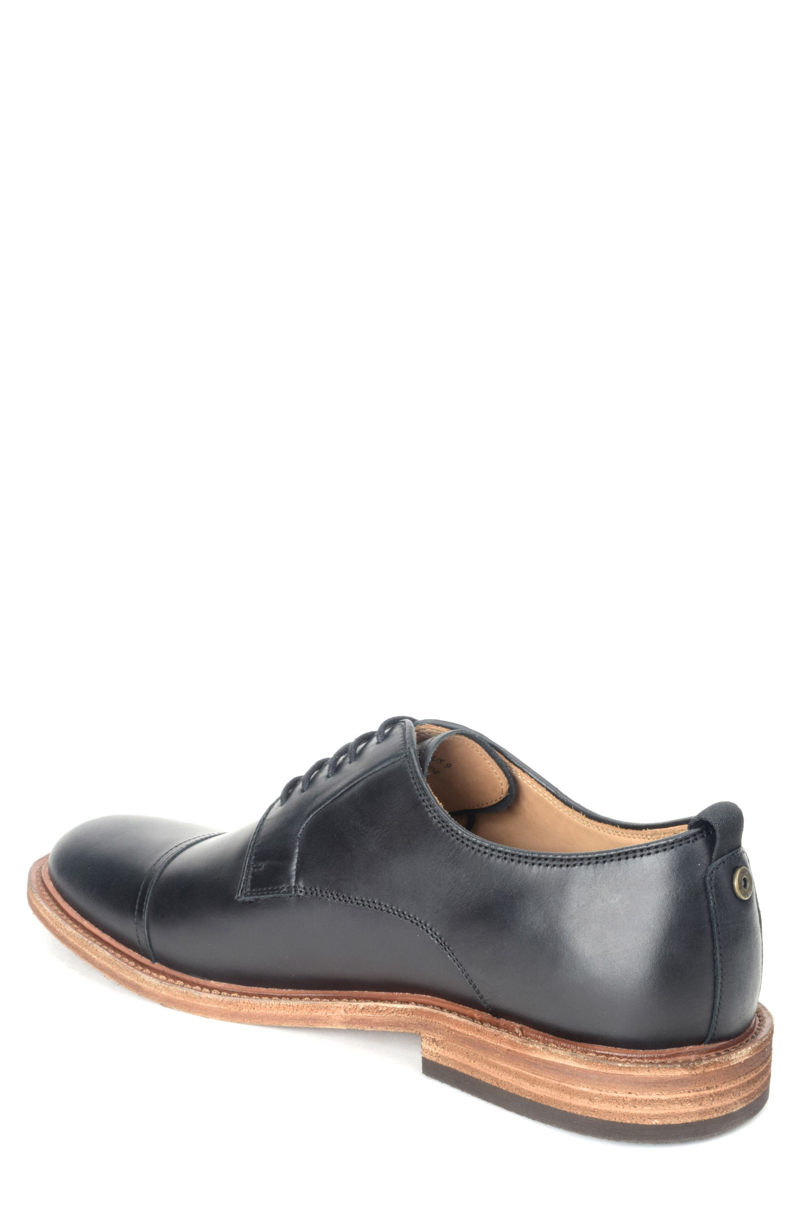 Warfield & Grand Clement Cap Toe Derby, Alternate, color, Black
