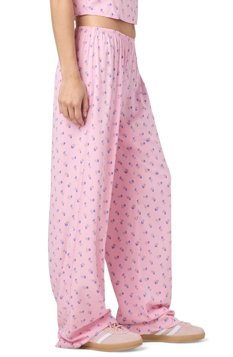 Florence by Mills Relaxed Fit Pajama Pants, Alternate, color, Pink Floral