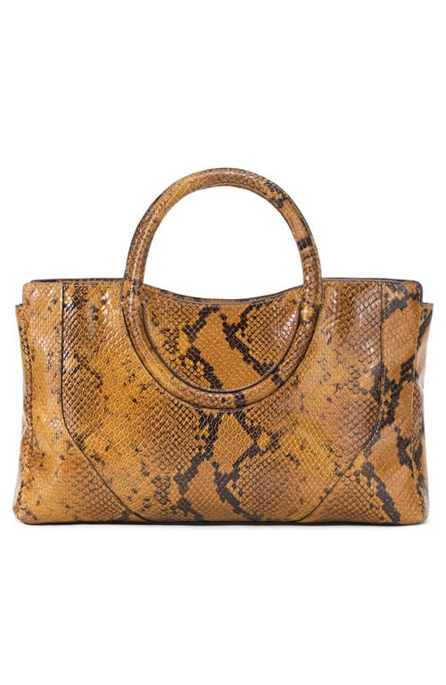 Staud Mini Maude Leather Satchel In Brown