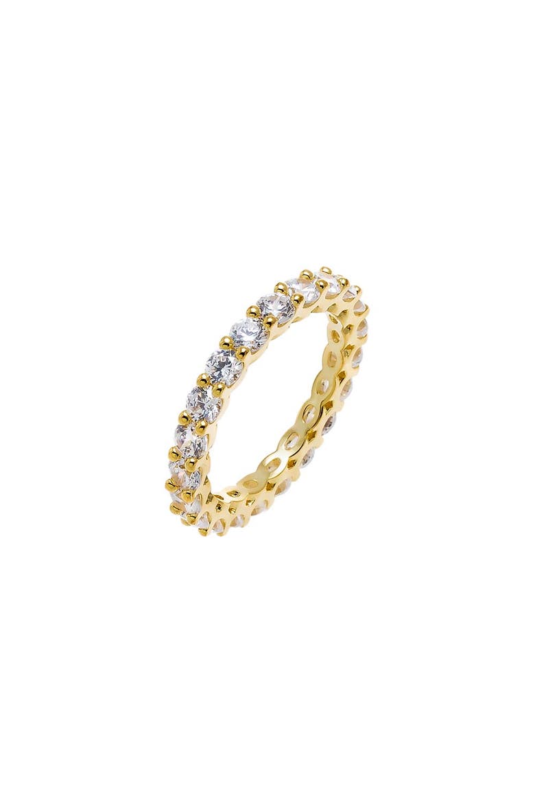Moissanite Dainty Eternity Band, Main, color, Gold