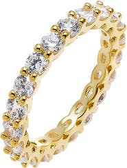 BY ADINA EDEN Moissanite Dainty Eternity Band