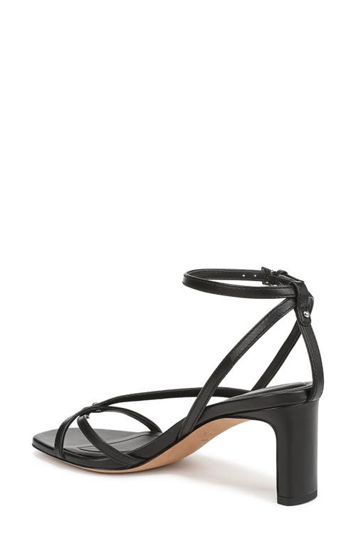 Vince Marilyn Leather Strappy Sandal In Black