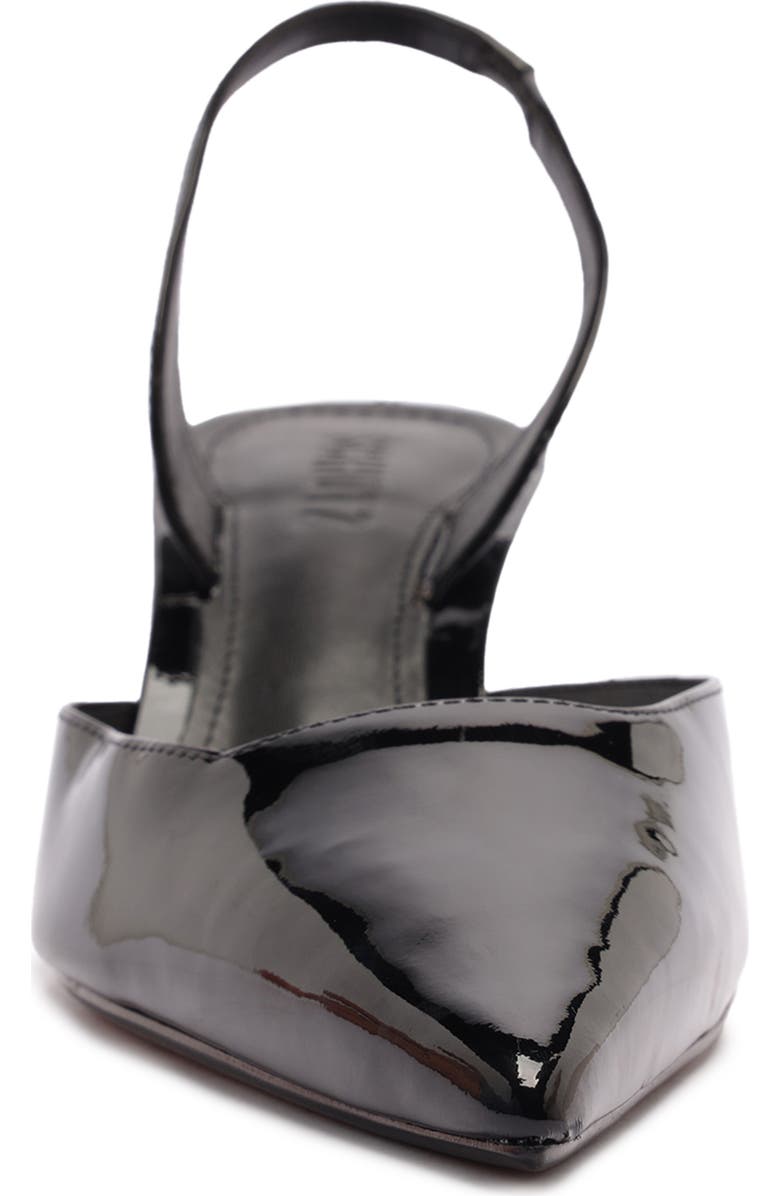 Schutz Paola Mid Slingback Pointed Toe Pump, Alternate, color, Blackdnu