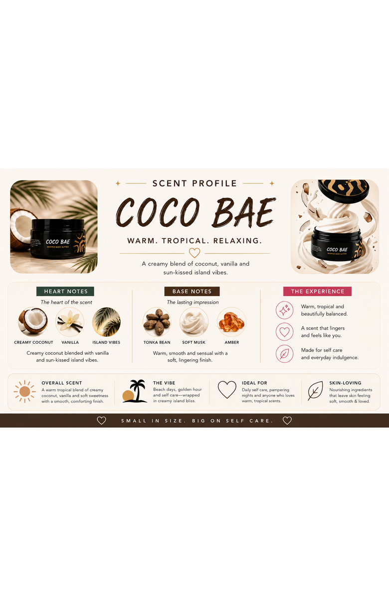 COCO XO Coco Bae Whipped Body Butter, Alternate, color, Dark Brown