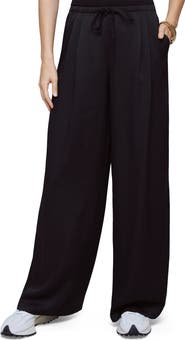 Splendid Valerie Wide Leg Satin Drawstring Pants