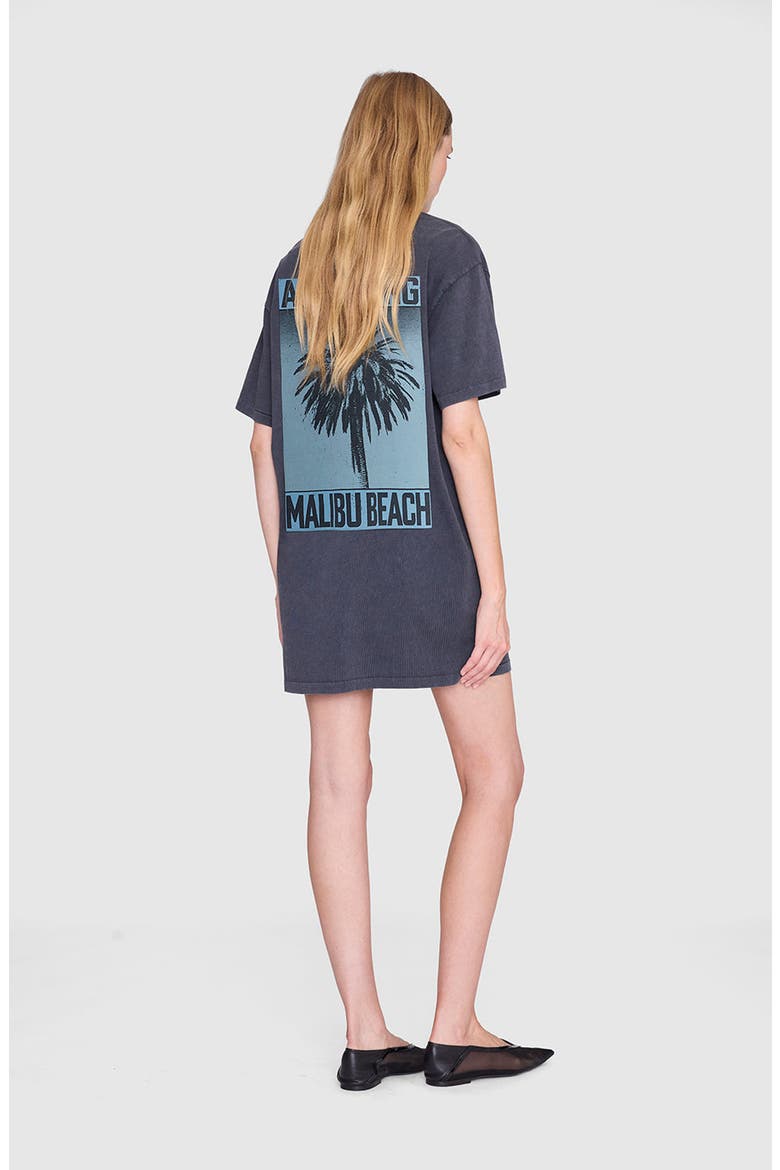 Beth Mini Dress, Alternate, color, Washed Black Palm