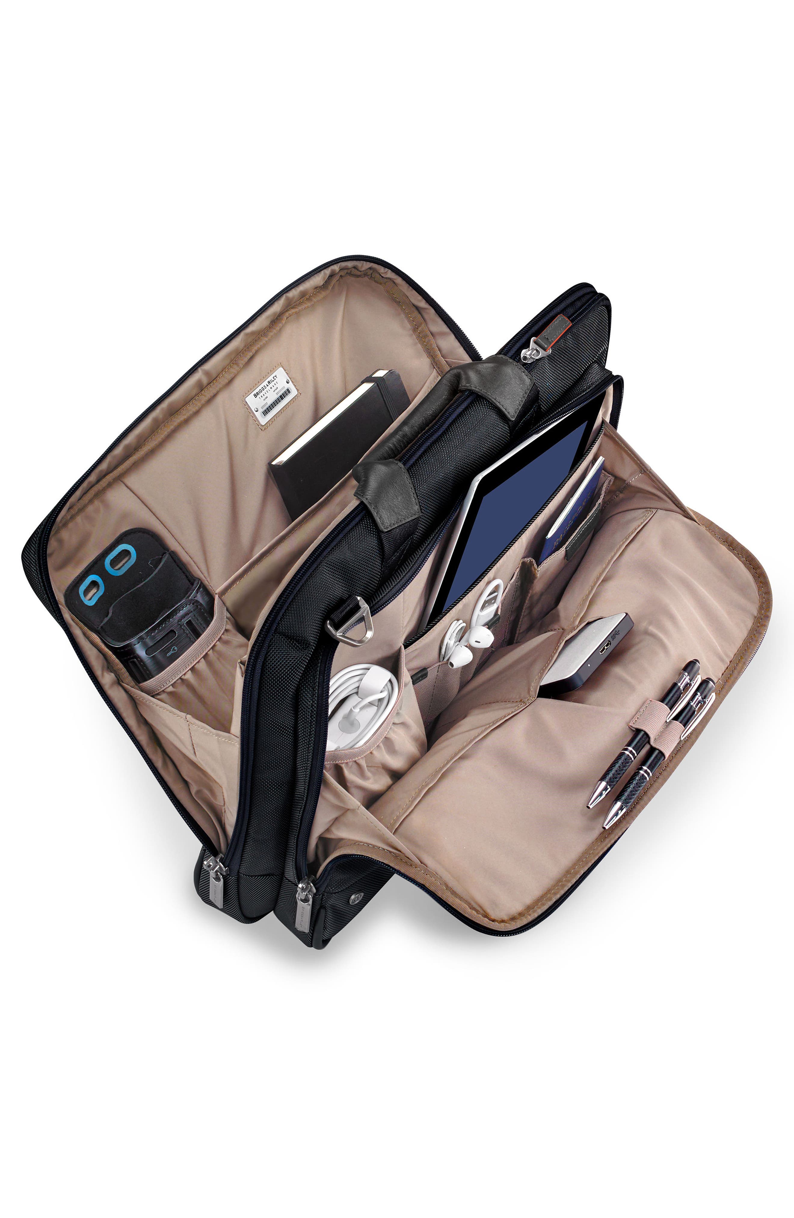 Briggs & Riley @work Slim Briefcase, Alternate, color, 