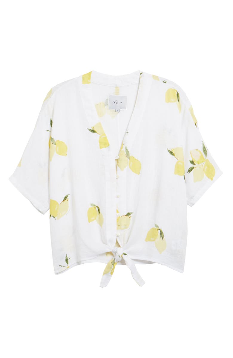 Rails Thea Tie Waist Blouse, Alternate, color, 