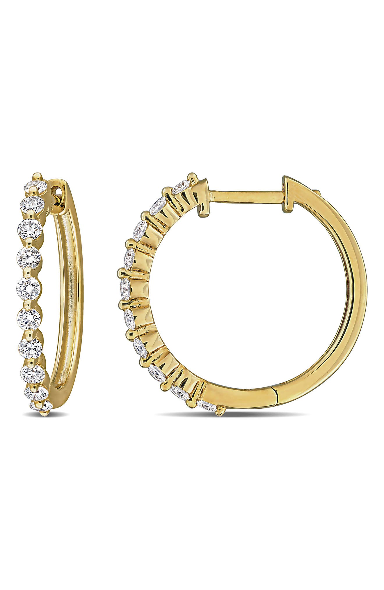 Created Forever Lab-Grown Diamond Hoop Earrings