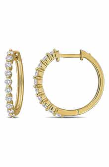 Created Forever Lab-Grown Diamond Hoop Earrings
