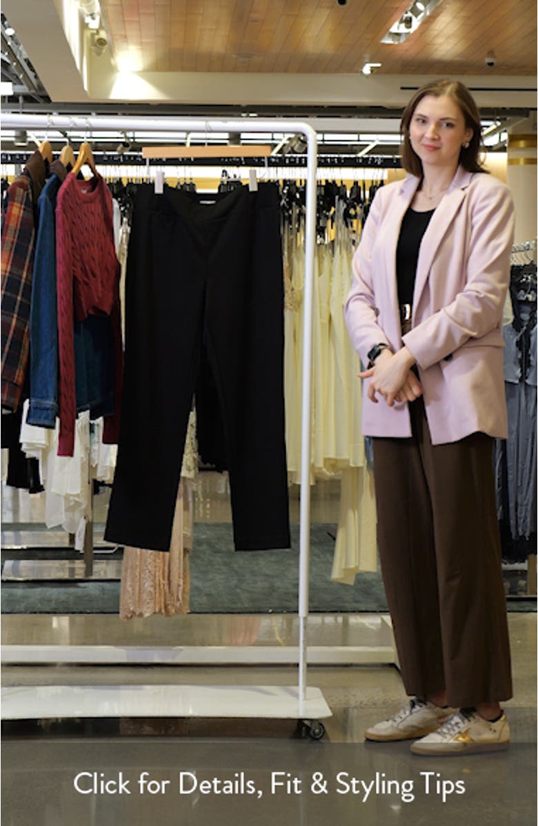 Copley Pull-On Straight Leg Ponte Pants, sales video thumbnail