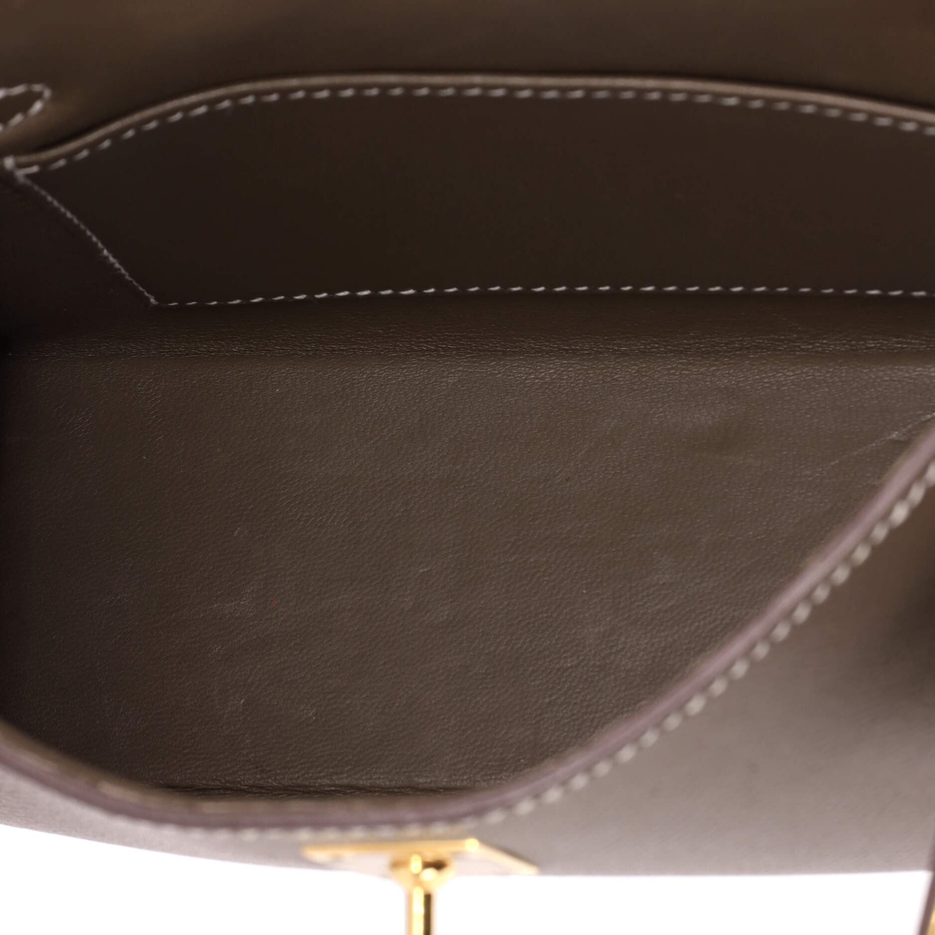 Pre-Owned Hermes Kelly Mini II Bag Grey Epsom with Gold Hardware 20, Alternate, color, Etoupe