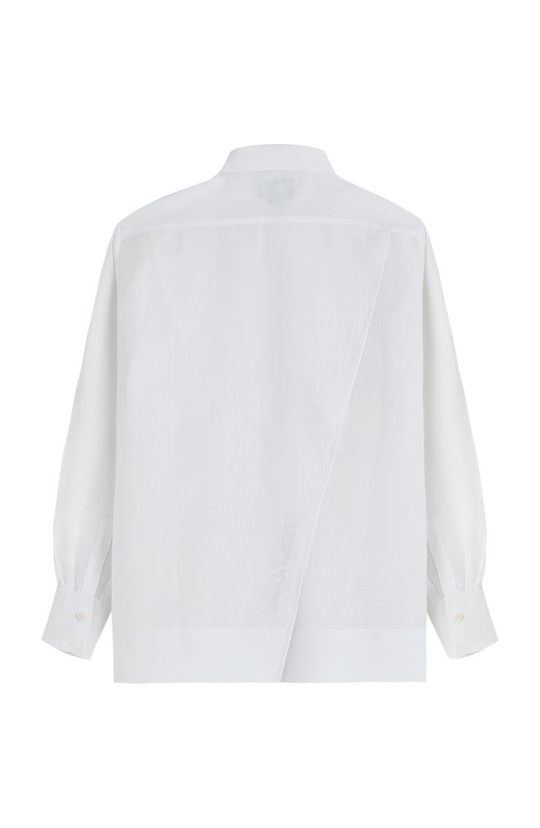 Vilebrequin Women's Solid Linen Shirt- Vilebrequin X Angelo Tarlazzi, Alternate, color, Blanc