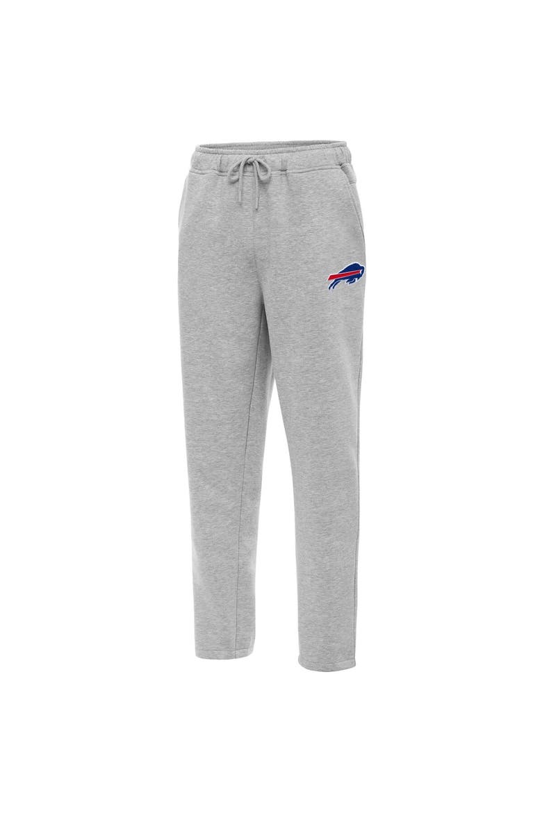 Men's Antigua  Heather Gray Buffalo Bills Victory Sweatpants, Main, color, Heather Gray