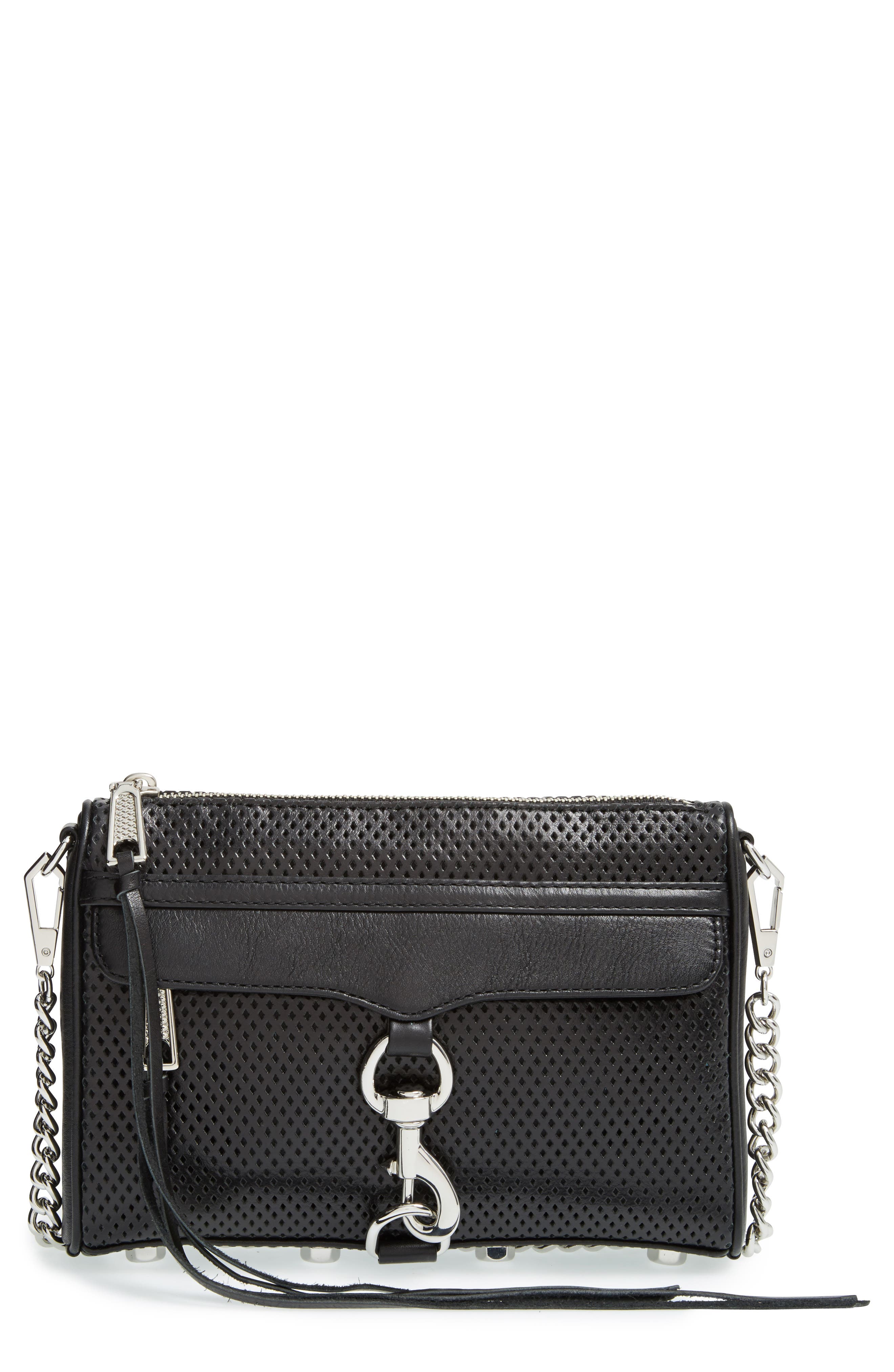 Rebecca Minkoff Mini MAC Convertible Crossbody Bag, Main, color, 