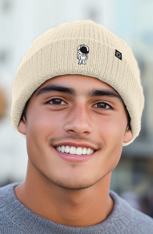 Dalix Astronaut Beanie In Beige