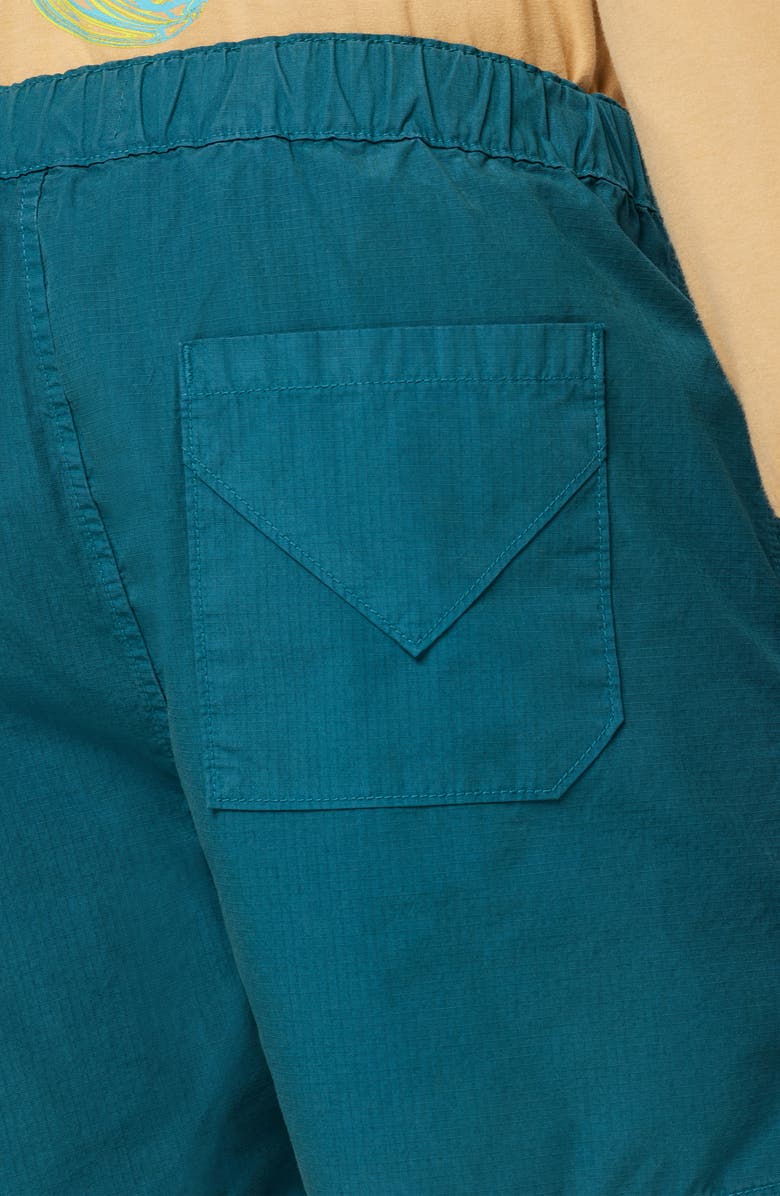 Hudson Jeans Ripstop Cotton Shorts, Alternate, color, Dark Teal
