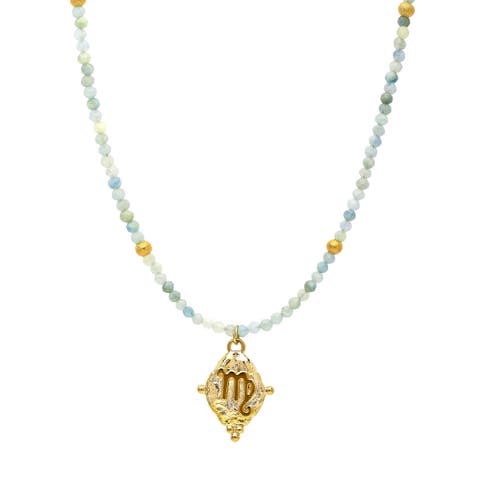 Virgo Zodiac Choker Necklace