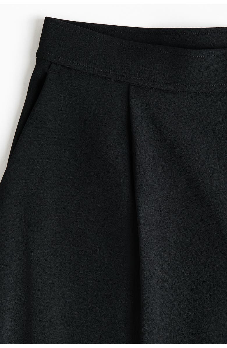 H&M Wide Trousers, Alternate, color, Black