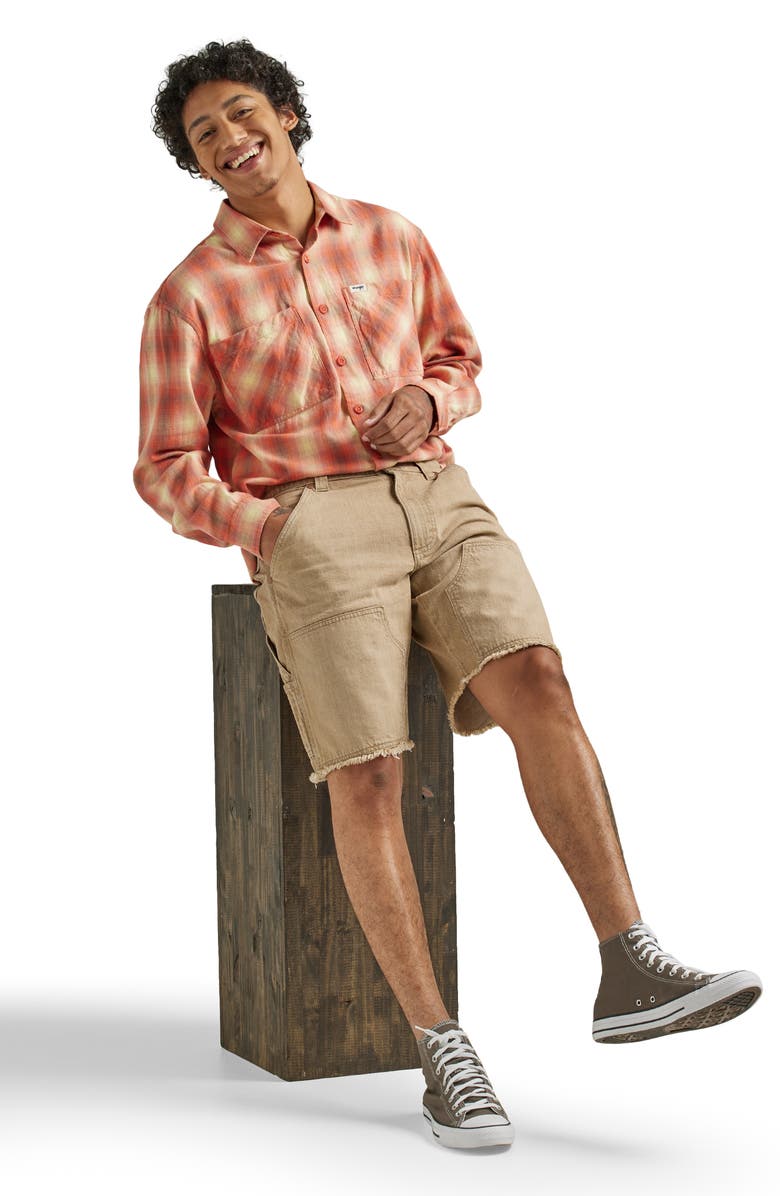 Wrangler Carpenter Denim Shorts (Brown Rice0, Alternate, color, 