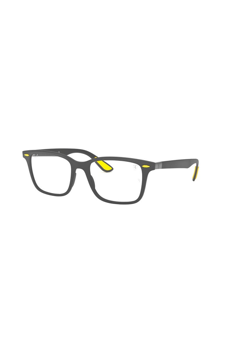 53mm Square optical glasses, Main, color, Grey