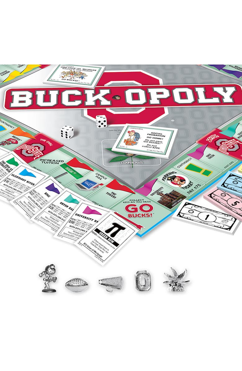 Late for the Sky Buckopoly Monopoly Board Game, Alternate, color, Multicolored