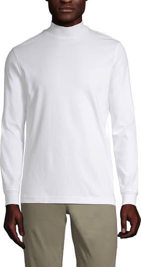 Lands' End Cotton Supima Mock Turtleneck | Nordstrom