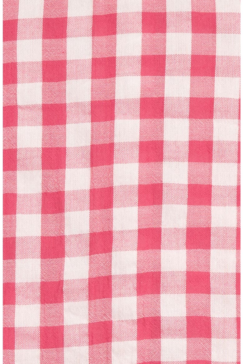 Gingham Top & Shorts Set, Alternate, color, PINK MAGENTA GINGHAM