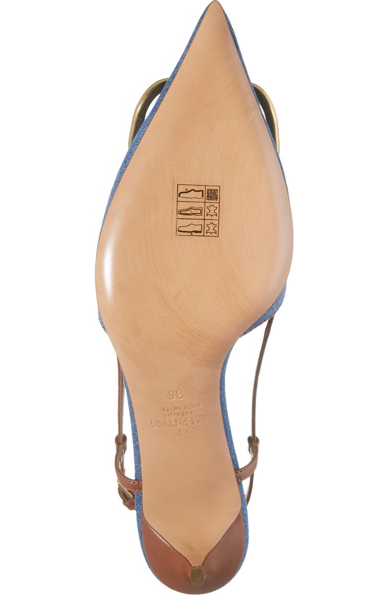 Valentino Garavani VLOGO Pointed Toe Slingback Pump, Alternate, color,