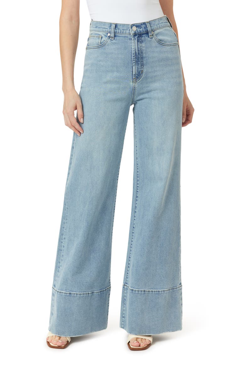 Emerson High Waist Relaxed Flare Jeans, Main, color, AIRE