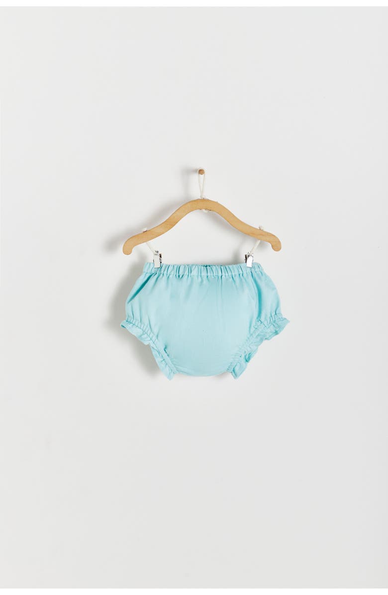 Babycottons Premium Cotton Elle Dress for Infant, Alternate, color, Aqua