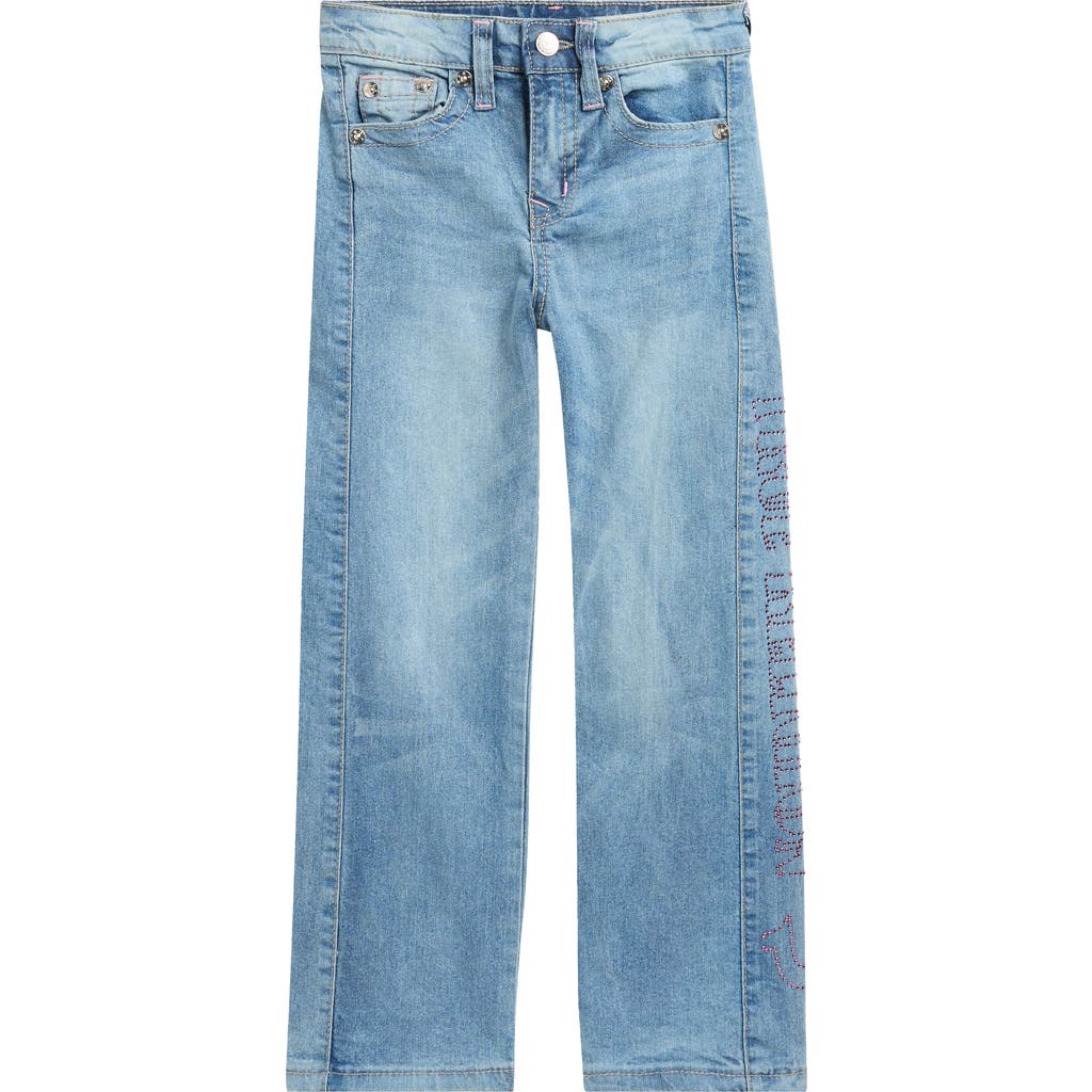 True Religion Kids' Becca Straight Leg Jeans In Blue