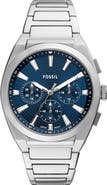 Fossil Everett Chronograph Bracelet Watch, 44mm