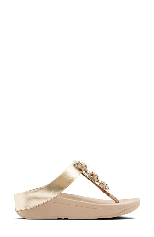 Fitflop Galaxy Toe Wedge Flip Flop In Multi