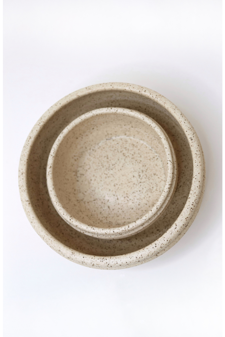 Hunny Bowls - Set Of 2, Alternate, color, Almond